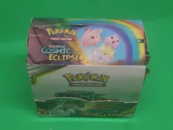 Pokemon Sun & Moon Cosmic Eclipse Empty Booster Box With EMPTY Booster Packs - Image 5
