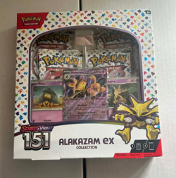 Pokemon Scarlet and Violet 151 Alakazam Ex Collection Box Factory Sealed - Image 1