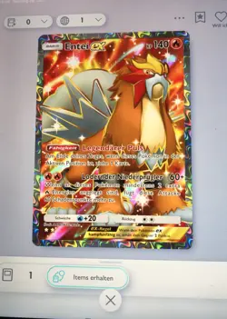 Pokemon TCG Pocket- Entei EX - Full Art [Ger] - Image 1