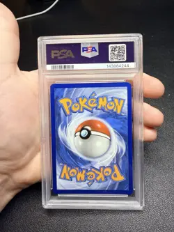 Pokemon TCG Destined Rivals Team Rockets Wobbuffet PSA 8 - Image 2