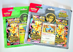 2 Pokemon TCG Ascended Heroes Erika and Larry Blister - SEALED - NEW - Image 1