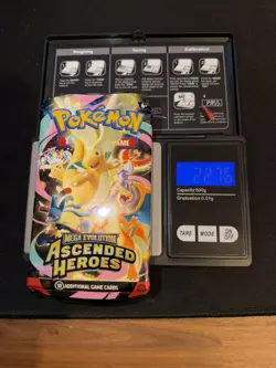 Extremely Heavy Pokemon Ascended Heroes Booster Pack (22.76) Potential God Pack! - Image 1
