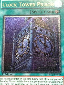 yugioh Clock Tower Prison EOJ-EN048 Ultimate Rare 1st Ed Near Mint - Image 3