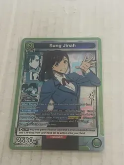 Union Arena UE17BT: SOLO LEVELING Sung Jinah UE17BT/SLG-1-044 Super Rare SR - Image 1