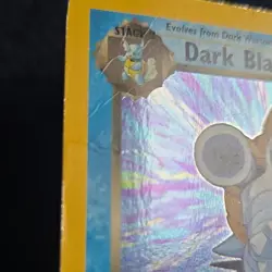 Pokemon Dark Blastoise Team Rocket 3/82 Unlimited Holo Swirl Rare 70 HP Card - Image 3