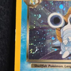 Pokemon Dark Blastoise Team Rocket 3/82 Unlimited Holo Swirl Rare 70 HP Card - Image 4