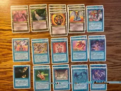MTG: Chronicles 80 Multicolor White, Blue, Green Play Card Lot - Image 1