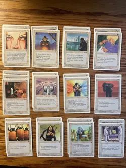 MTG: Chronicles 80 Multicolor White, Blue, Green Play Card Lot - Image 2