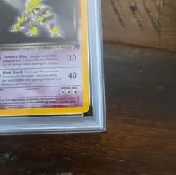 2000 Pokemon TCG Dark Alakazam Holo Rare Card #1/82 PSA 7 Near Mint - Image 4