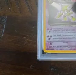 2000 Pokemon TCG Dark Alakazam Holo Rare Card #1/82 PSA 7 Near Mint - Image 5