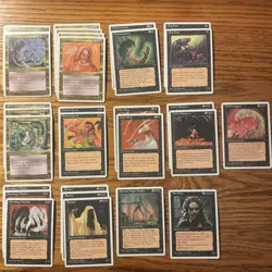 MTG: Vintage ‘95 Chronicles Multicolor Blue, Black, White 70 Card Play Lot - Image 1