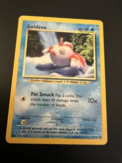 Goldeen 45/64 Neo Revelation Unlimited 2001 Pokemon Card Common LP - Image 1