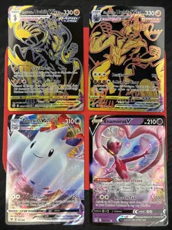 Pokemon TCG 4 Card Lot Trainer Gallery Illustration Rare Holo Waifu NM SWSH VMAX - Image 1