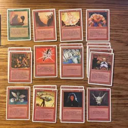 MTG: 4th Edition ‘95 Lot - Huge 125 Cards Inc Rares - Magic The Gathering - Image 2