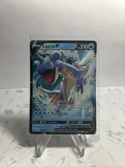 Lapras V 049/202 Sword & Shield Ultra Rare Holo Pokemon Card NM - Image 2