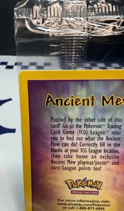 Sealed Ancient Mew ~ Unnumbered Movie Promo ~ Holo Pokemon Card ~ NM/Mint - Image 2
