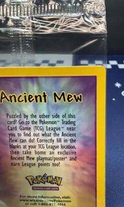 Sealed Ancient Mew ~ Unnumbered Movie Promo ~ Holo Pokemon Card ~ NM/Mint - Image 3