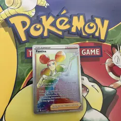 Fantina Rainbow Rare Lost Origin Secret Hyper Pokemon Card 206/196 - Image 1