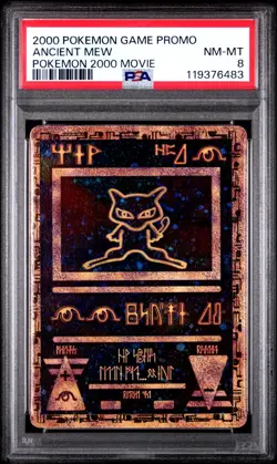 PSA 8 NM-MT Ancient Mew 2000 Movie Promo Holo Rare Pokemon Card - Image 1