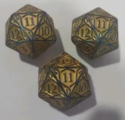MTG Kaldheim Oversized Spindown • Gold D20 Dice • Magic The Gathering Bundle Die - Image 3