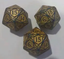 MTG Kaldheim Oversized Spindown • Gold D20 Dice • Magic The Gathering Bundle Die - Image 4