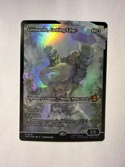 Leonardo, Cutting Edge - Foil - Showcase M MTG Teenage Mutant Ninja Turtles M - Image 1