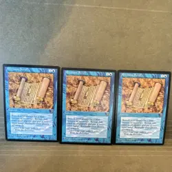 Magic: The Gathering Merchant Scroll Homelands 1995 x3 Blue Sorcery Liz Danforth - Image 1