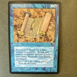 Magic: The Gathering Merchant Scroll Homelands 1995 x3 Blue Sorcery Liz Danforth - Image 4