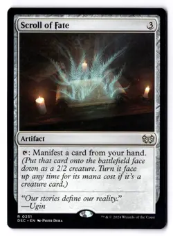 Scroll Of Fate NM* Commander Duskmourn ENGLISH 0251 mtg -UnltdCards - Image 1