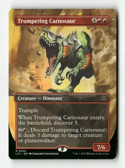 Trumpeting Carnosaur - The Lost Caverns of Ixalan - #324 - Non-Foil - NM - MTG - Image 1