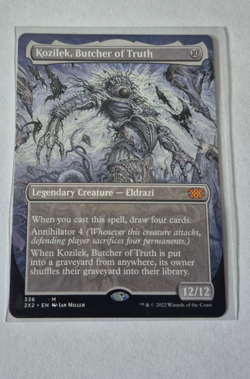 Kozilek, Butcher of Truth (Borderless) - Double Masters 2022 (2X2) - Near Mint - Image 1
