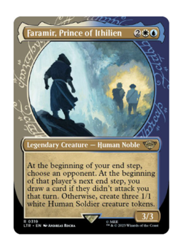 x4 Faramir, Prince of Ithilien (Showcase) Lord of the Rings MTG - Image 1
