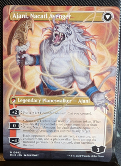 Ajani, Nacatl Pariah (Borderless) - Modern Horizons 3 - Image 2