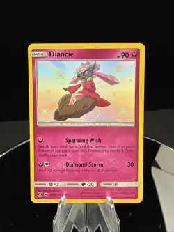 Diancie SV36/SV94 Hidden Fates Shiny Holo Rare Pokemon Card NM - Image 1