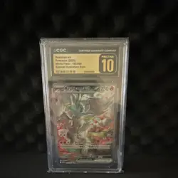 Reshiram ex 166/086 SAR White Flare CGC Pristine 10 Pokemon 2025 - Image 1