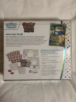 Pokemon TCG: S&V 151 Elite Trainer Box w/ Plastic Display Case - Image 4