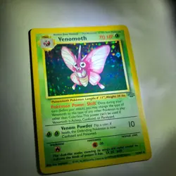 Venomoth 13/64 Jungle Holo Rare Pokemon Card LP+ - Image 2