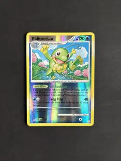 Pokemon TCG Politoed Legends Awakened 12/146 Reverse Holo Holo Rare 2008 - NM - Image 1