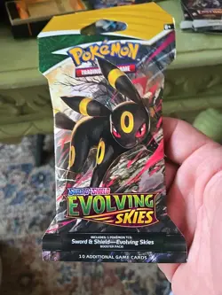 Pokemon TCG - Sword & Shield - Evolving Skies Booster Pack - New Factory Sealed - Image 2