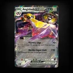 Aegislash ex 135/182 Pokemon Sv04: Paradox Rift Double Rare Holo - Image 1