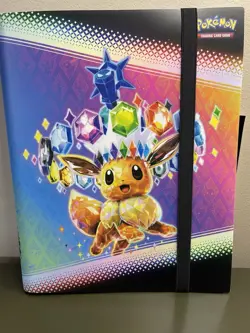 Pokemon TCG Prismatic Evolutions Binder Collection Eevee Binder Only - Image 1