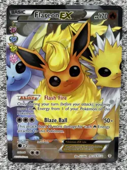 Flareon EX RC28/RC32 Pokemon TCG 20th Anniversary Generations Radiant Collection - Image 1