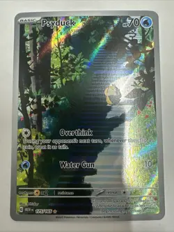 2023 Pokemon TCG Psyduck 175/165 Scarlet Violet-151 Holo Illustration - TCCCX - Image 2