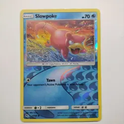 Pokemon Slowpoke 12/68 Hidden Fates Reverse Holo MINT - Image 1