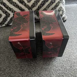 Team Rocket Tin Pokemon Tcg Factory Sealed X2 Destined Rivals Promo Persian Ex - Image 5