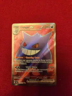 Pokemon Gengar EX Holo Full Art Temporal Forces 193/162 SV05 Near Mint - Image 1