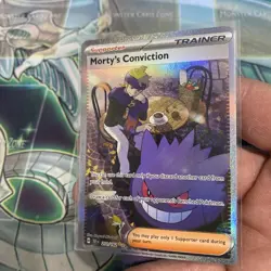 Pokemon TCG Trainer Morty's Conviction SIR 211/162 Temporal Forces Near Mint - Image 2