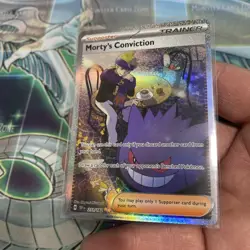 Pokemon TCG Trainer Morty's Conviction SIR 211/162 Temporal Forces Near Mint - Image 3