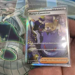 Pokemon TCG Trainer Morty's Conviction SIR 211/162 Temporal Forces Near Mint - Image 4