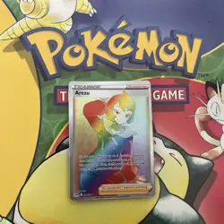 Pokemon TCG Arezu 204/196 Sword & Shield Lost Origin Secret Rare Rainbow - Image 1
